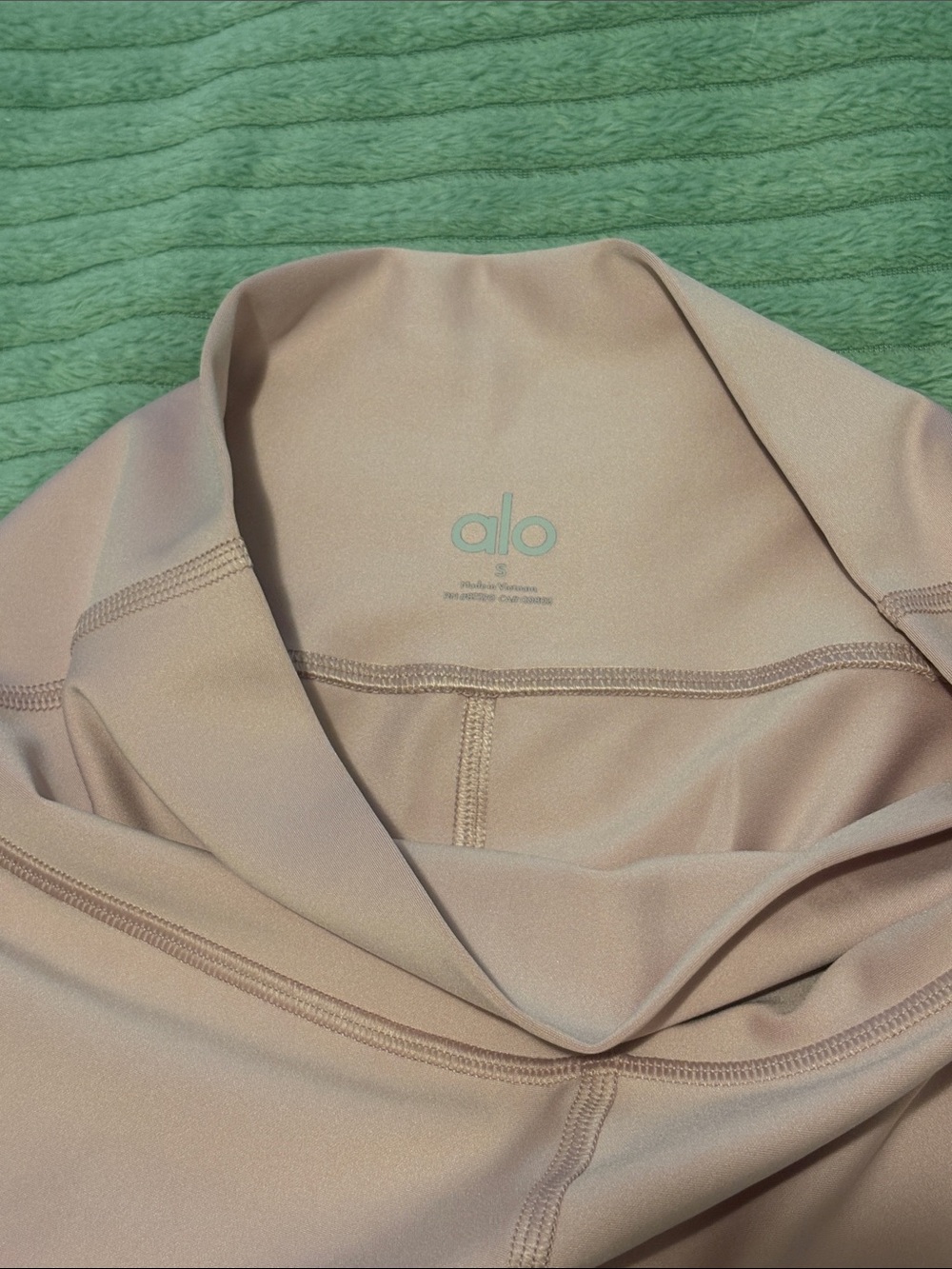 ALO Yoga Pink 7/8 High-Waist Leggings - Picture 2 of 4